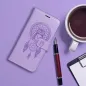 Peňaženkové puzdro MEZZO Book na Apple iPhone 17 Fialový (Purple)