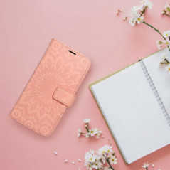 Peňaženkové puzdro MEZZO Book na Apple iPhone 17 Svetlo broskyňový