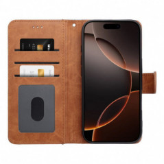 Peňaženkové puzdro JEANS na Apple iPhone 17 Pro Elegant  Šedý