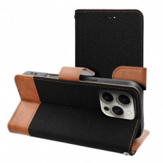 Peňaženkové puzdro JEANS na Apple iPhone 17 Pro Max Elegant  Čierny