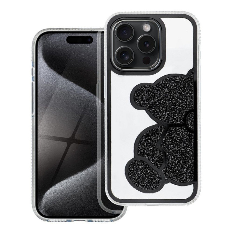 Kryt Teddy bear na Apple iPhone 17 Čierny