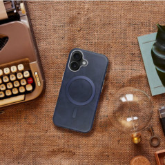 Kryt Gentleman Mag Cover na Apple iPhone 17 Pro Elegant  MagSAFE  Námornícka modrá