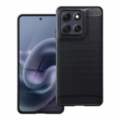 Kryt Carbon na Motorola Moto G86 Elegant  Čierny