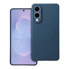 Kryt Silicone Mag Cover na Samsung Galaxy S25 Edge MagSAFE  Modrý