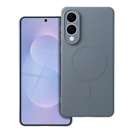 Kryt Silicone Mag Cover na Samsung Galaxy S25 Edge MagSAFE  Svetlo modrý