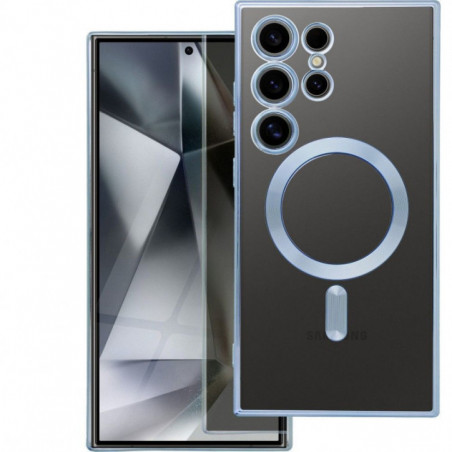 Kryt Electro Mag na Samsung Galaxy S25 FE MagSAFE  Modrý