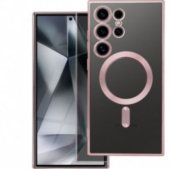 Kryt Electro Mag na Samsung Galaxy S25 FE MagSAFE  Ružovo-zlatý