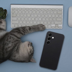 Kryt Silicone 2mm na Samsung Galaxy S25 FE Čierny