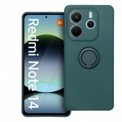 Kryt Silicone ring na XIAOMI Redmi Note 14 5G Zelený