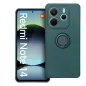 Kryt Silicone ring na XIAOMI Redmi Note 14 5G Zelený