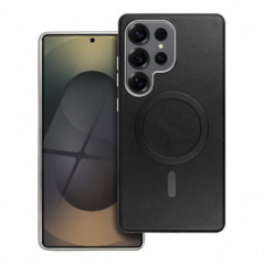 Kryt Gentleman Mag Cover na Samsung Galaxy A17 Elegant  MagSAFE  Čierny