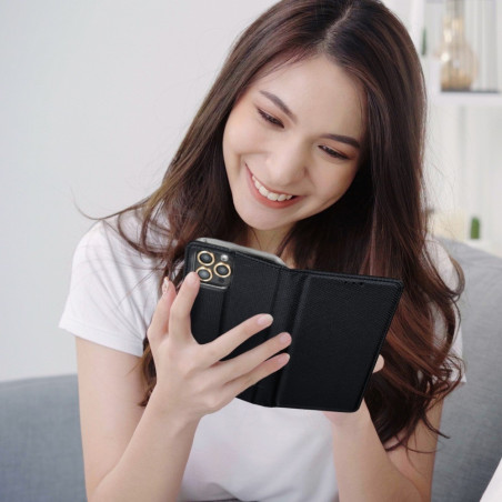 Peňaženkové puzdro Smart Case Book na XIAOMI Redmi Note 10 Pro Čierny