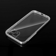 360 Full Cover PC + TPU na Apple iPhone 13 Pro Silikónové púzdro Transparentný
